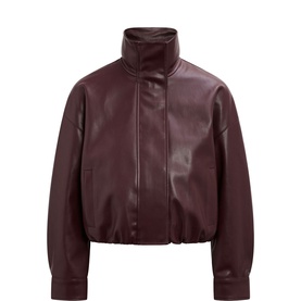 Jacquie Petite Faux Leather Jacket