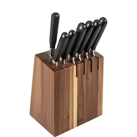 Culinary Forged Eight-Piece Acacia Knife Block Set