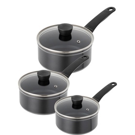 Easy Induction Three-Piece Saucepan Set