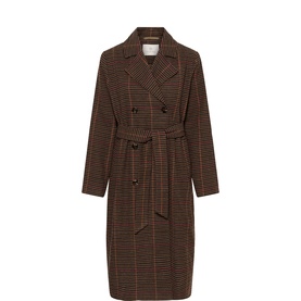 Fanni Checked Coat