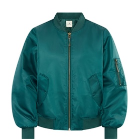 Leon Logo Badge Bomber Jacket