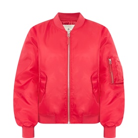 Leon Logo Badge Bomber Jacket
