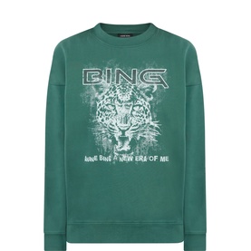 Miles Leopard Logo Sweatshirt