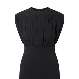 Fran Ruched Shoulder Panel Top