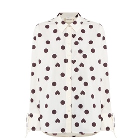 Ada Polka Dot Heart Blouse