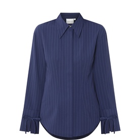 Elvira Pinstripe Blouse