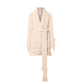 Avni Cable Knit Wrap Cardigan