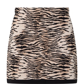 Liesel Animal Print Mini Skirt