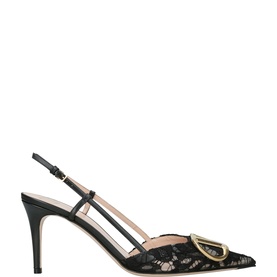 V-Logo Signature Slingback 80 Heels