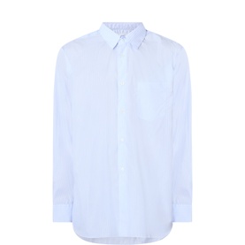 Striped Patch Pocket Casual Shirt
