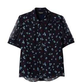 Mixed Dot Floral Shirt