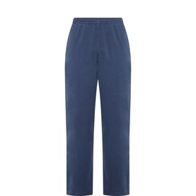 Gramicci Casual Trouser in Midnight Pigment, 100% cotton with elasticated waistband and relaxed wide-leg fit