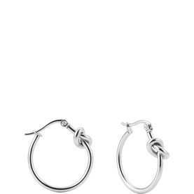 Knot Hoop Earrings