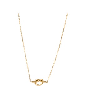 Knot Pendant Chain Necklace