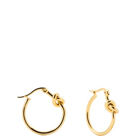 Knot Hoop Earrings