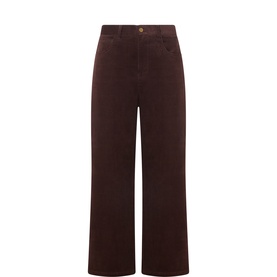 Arellia Corduroy Cropped Trousers