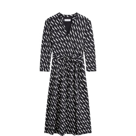 Theodora Printed Flared Dress