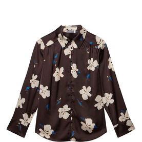 Floral Satin Shirt
