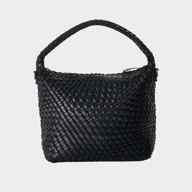 Deliberate M Woven Shoulder Bag