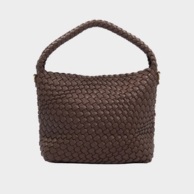 Deliberate M Woven Shoulder Bag