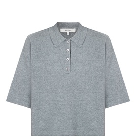 The Academy Cashmere Polo Sweater
