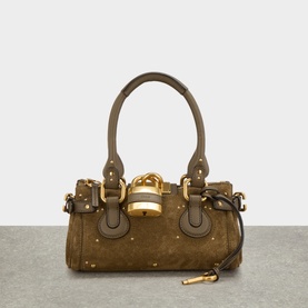 Paddington Suede Shoulder Bag