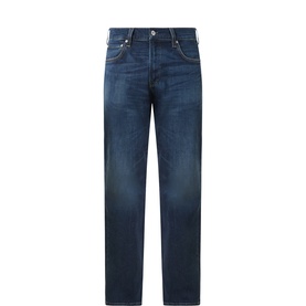 Elijah Mid-Rise Straight Leg Jeans