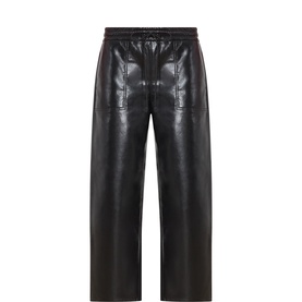 Rework Leather Wide Leg Trousers