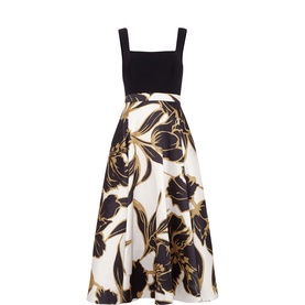 Delie Floral Flared Dress