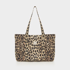 Leopard Canvas Tote Bag