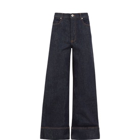 Kensal Denim Wide Leg Flared Jeans
