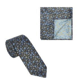 Floral Pocket Square & Tie