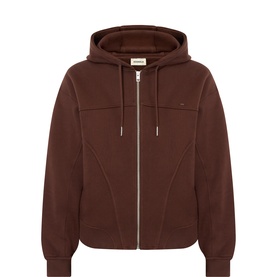 Logo Relaxed Zip Hoodie