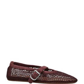 Ballerina Strap Mesh Ballet Flats