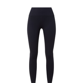 Free People Movement black high-waist leggings in polyamide-elastane blend, full-length with smooth finish