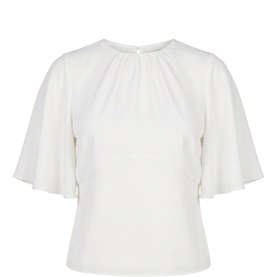 Kirsten Flutter Keyhole Top