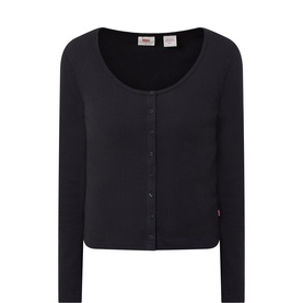 Austen Ribbed Long-Sleeved Top