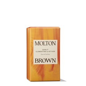 Molton Brown Sunlit Clementine & Vetiver Eau de Parfum 30ml in amber marbled box packaging