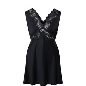 Rhegan Lace-Trimmed Mini Dress