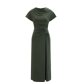 Tahnee Petite Ruched Flared Dress