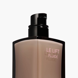 Chanel Le Lift Fluide firming and toning treatment in dark glass pump bottle with black cap