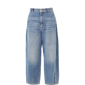 Chelsea Cropped Barrel Leg Jeans