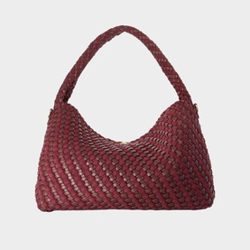 Deliberate L Woven Shoulder Bag