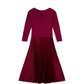 Lucinda Pleated Knitted Dress