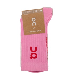 Three-Pack Logo High Socks