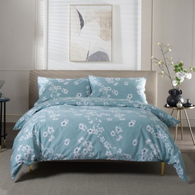 Petite Fleure Duvet Set Duckegg