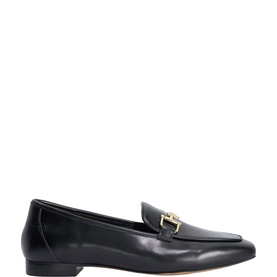 Grained Wide Fit Leather Loafers