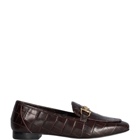 Grained Wide Fit Leather Loafers