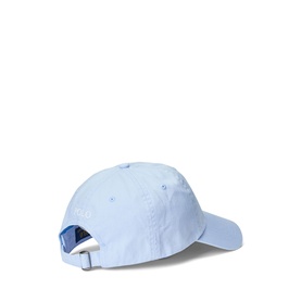 Ralph Lauren elite blue baseball cap, rear view showing adjustable strap closure with white slider buckle