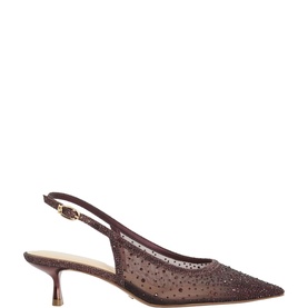 Cirelle Embellished Slingback Court Shoes